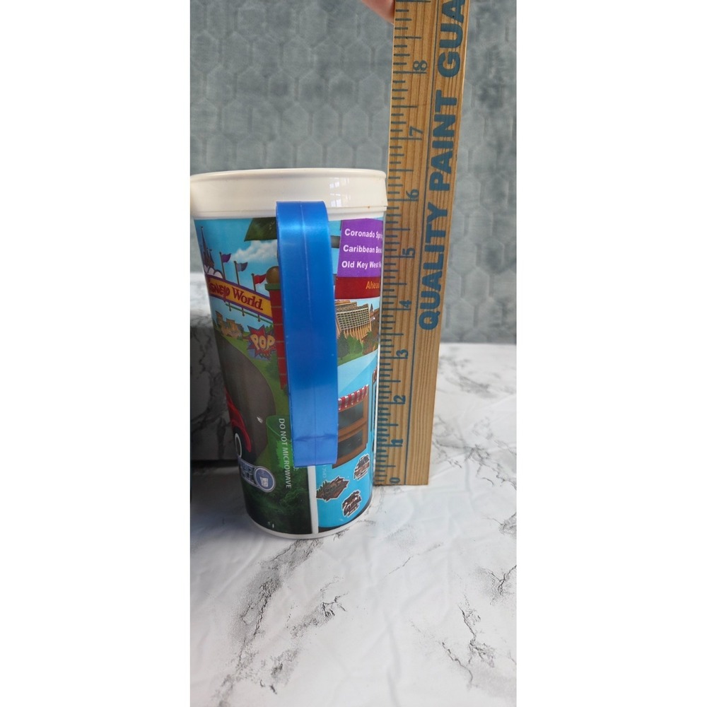 Walt Disney World Mickey Rapid Fill Refill Travel Mugs Cups Lot of 4 With Lids - Picture 6 of 7